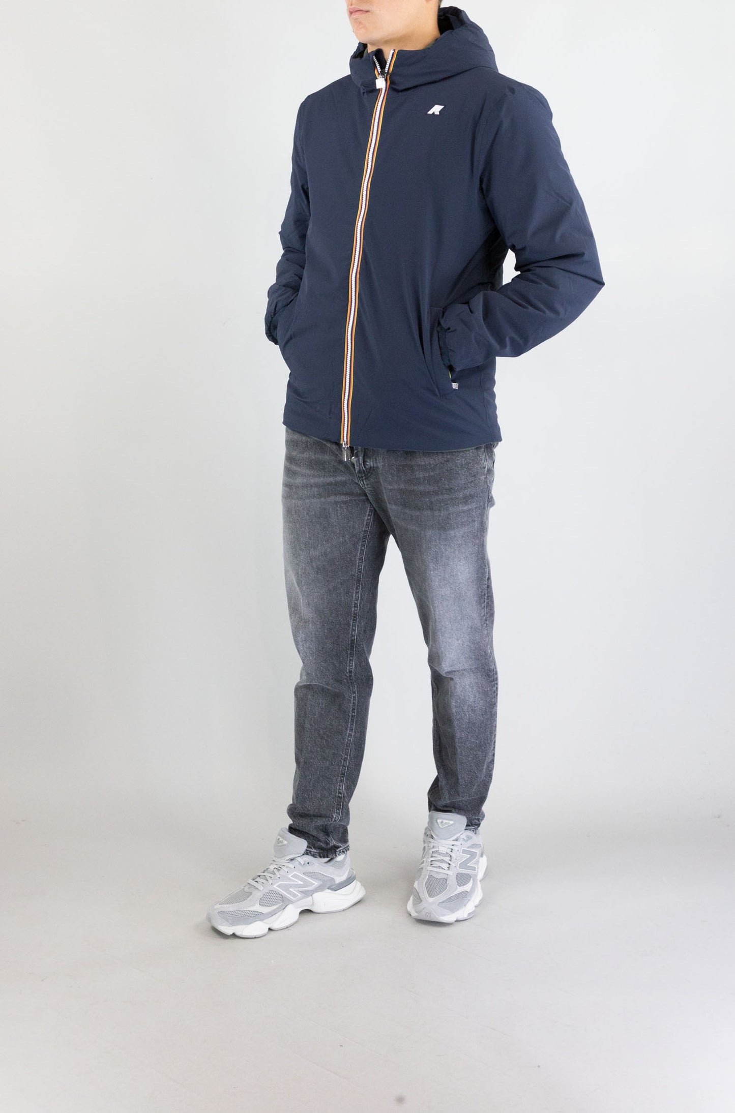 Giubbotto Kway Ag5 Blue Green da Uomo k6128vw jack st warm