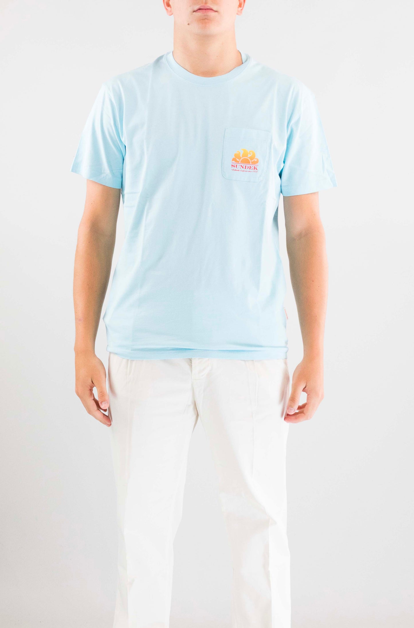T-Shirt Sundek Glacier da Uomo m028tej7800