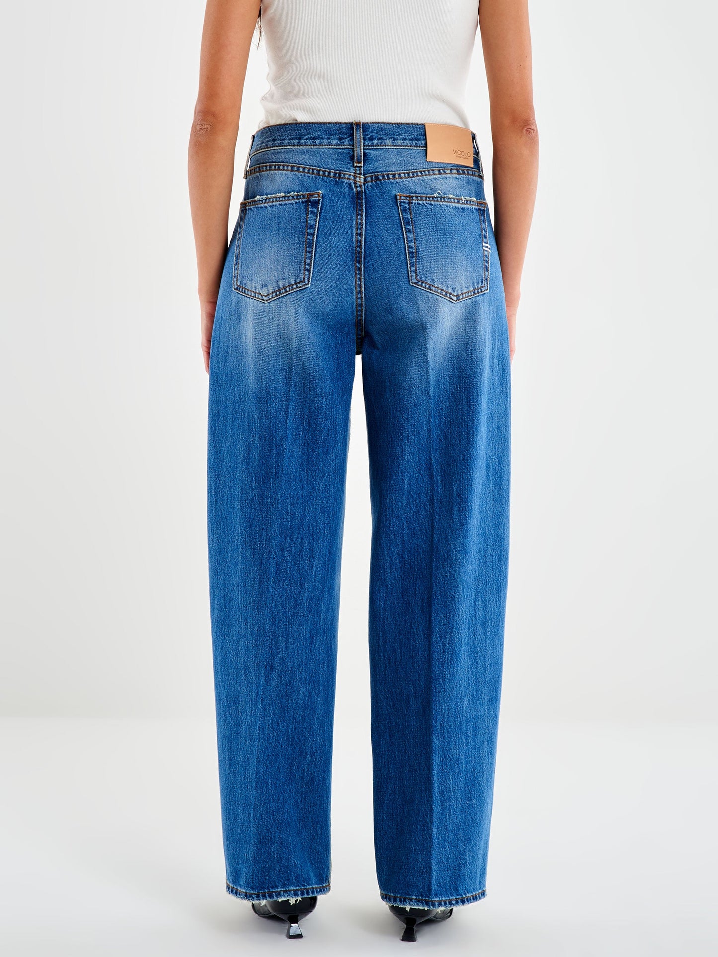 Jeans Vicolo Denim Blu da Donna df5131 xenobia