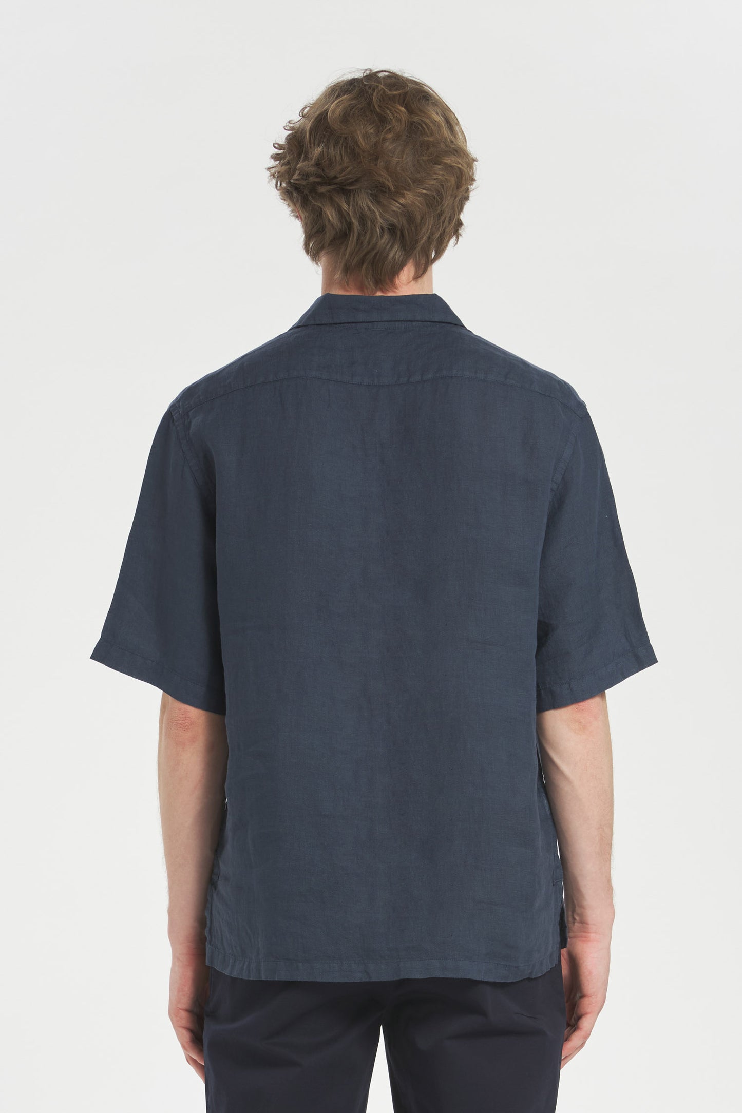 Camicia Barena Navy da Uomo cau5072 mola telino