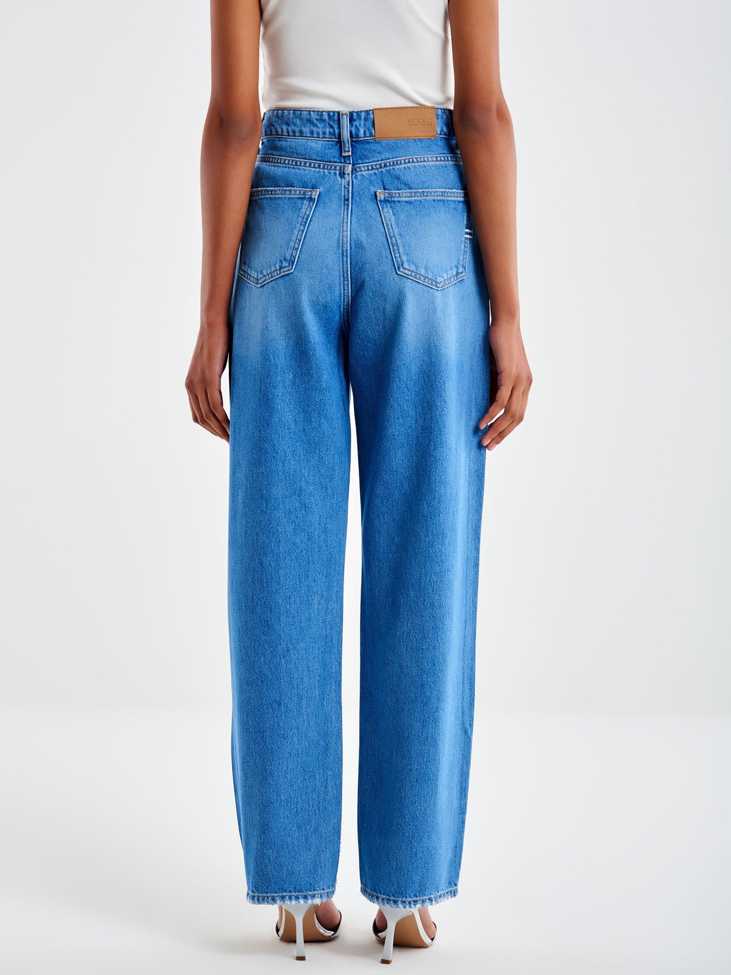 Jeans Vicolo Lavaggio Chiaro da Donna dd5337 dubai con strass