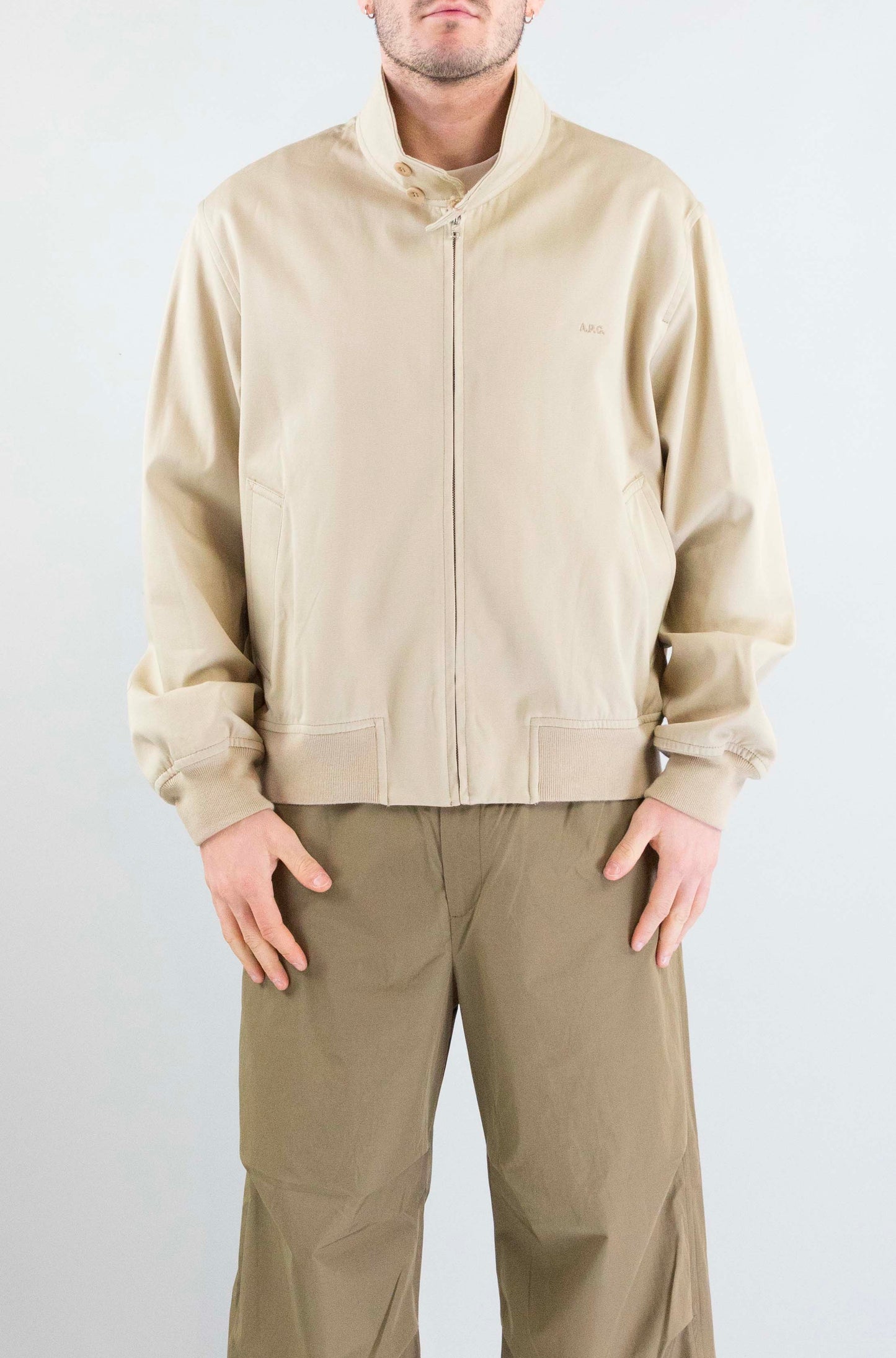 Giubbotto Apc Beige da Uomo cohlc h32047 dave