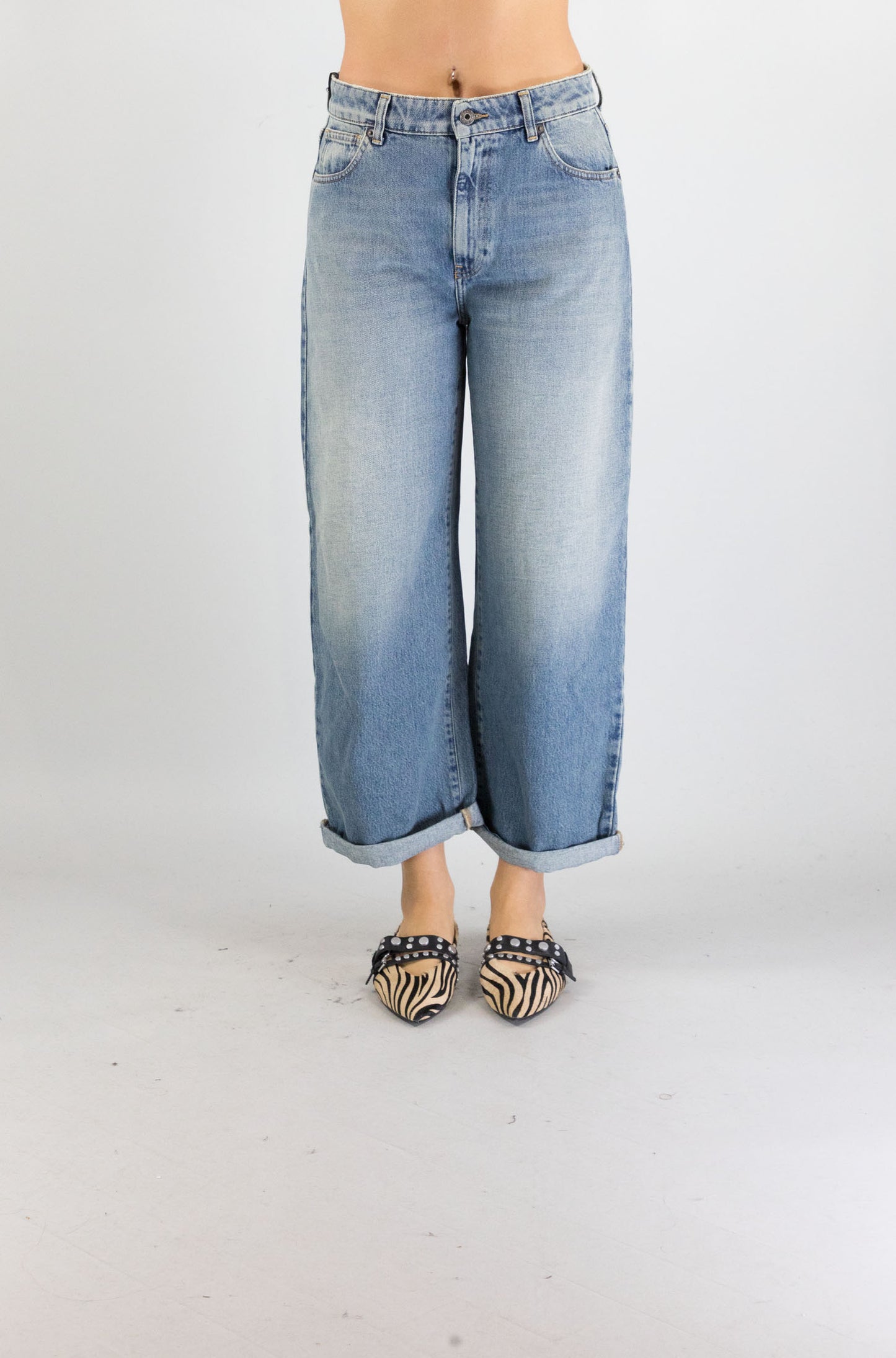 Jeans Solotre Denim Vintage da Donna m1f0115