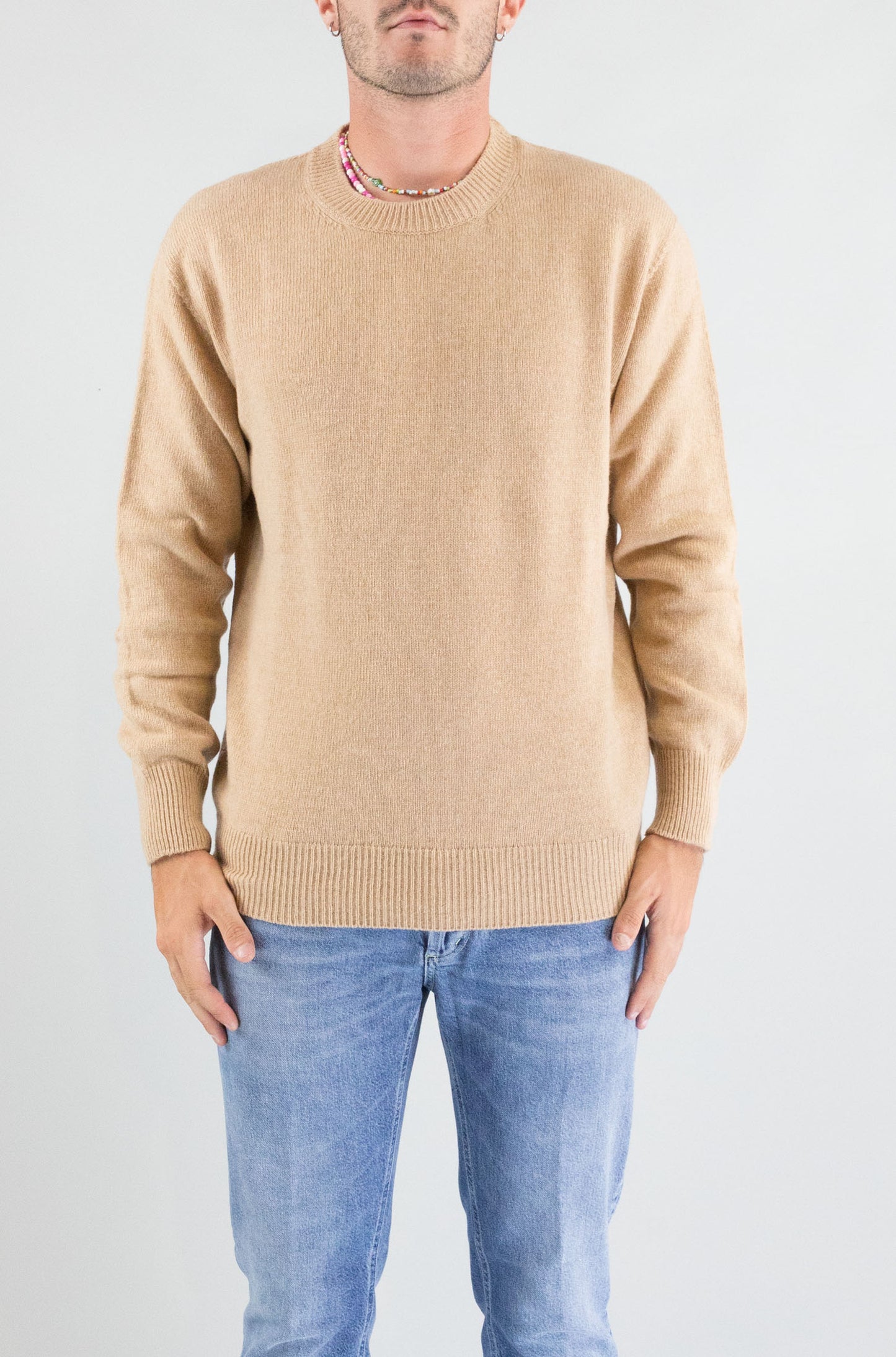 Maglia Amaranto Beige da Uomo b9f0104