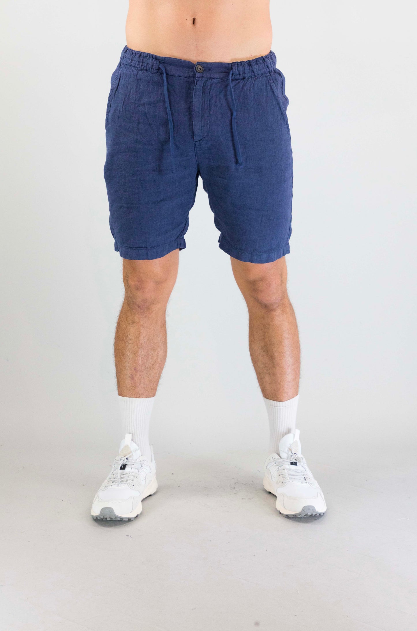 Pantalone Roy Roger’S Heavy Linen Dyed Blue da Uomo rru90302p4230569