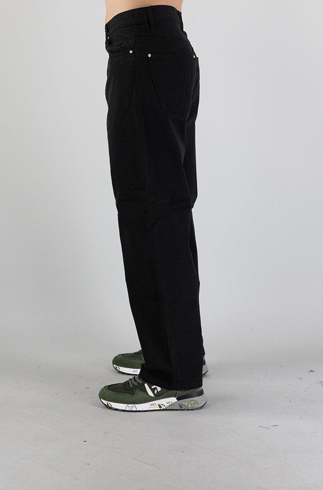 Pantalone Carhartt Wip Black da Uomo I032110