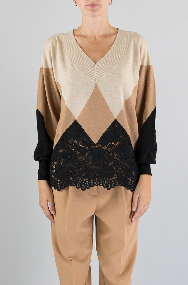 Maglia Twinset Multicolor da Donna 232TP3394