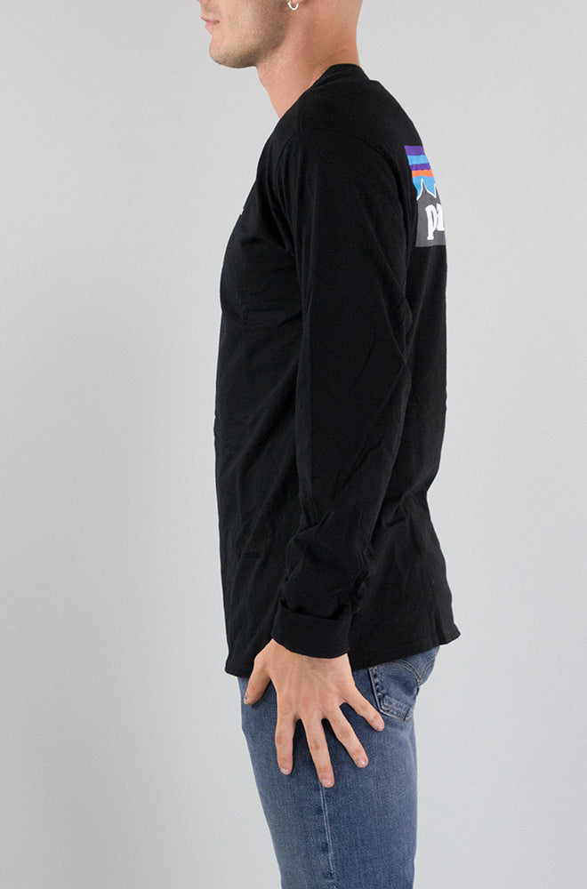 T-Shirt Patagonia Blk da Uomo 38518