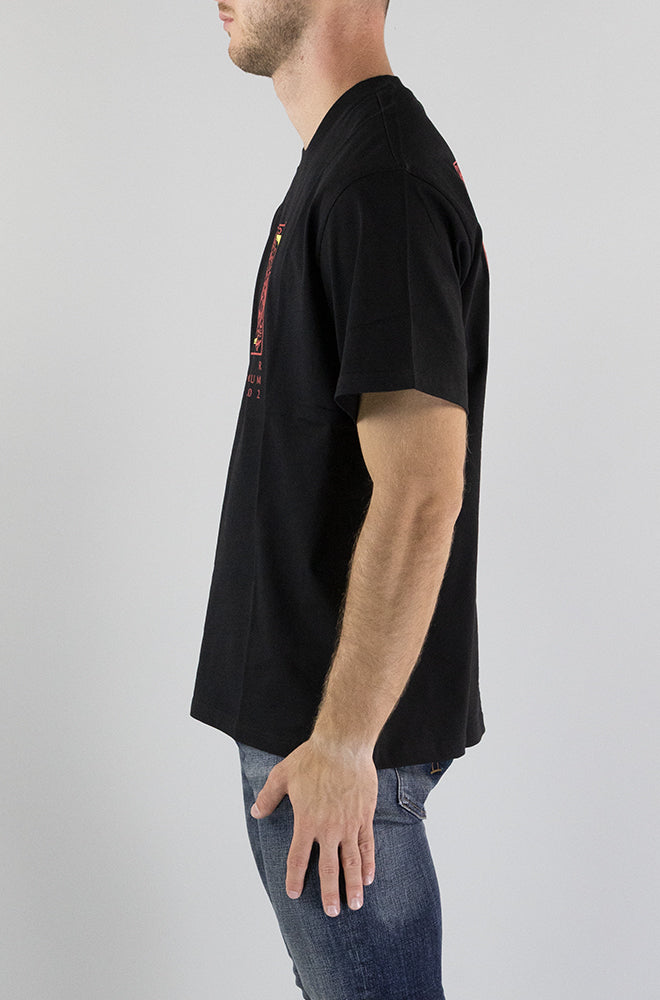T-Shirt Iuter Black da Uomo MEDIOLANUM