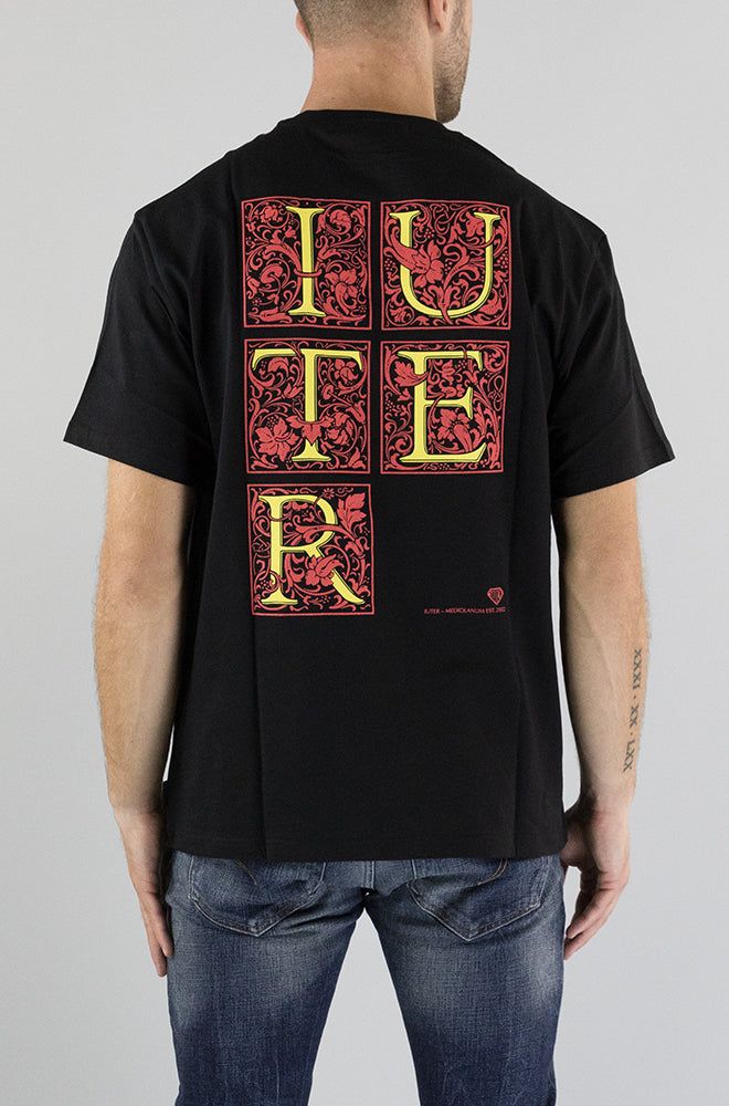 T-Shirt Iuter Black da Uomo MEDIOLANUM