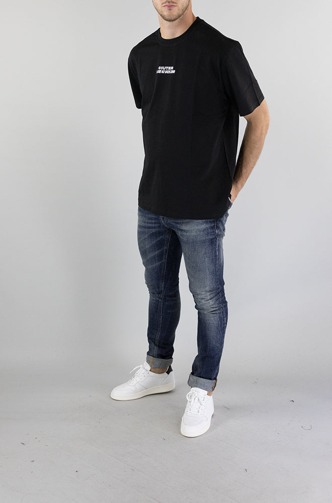 T-Shirt Iuter Black da Uomo HORSES