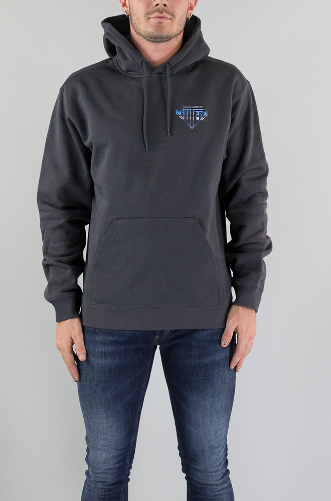 Felpa Iuter Asphalt da Uomo METAL LOGO