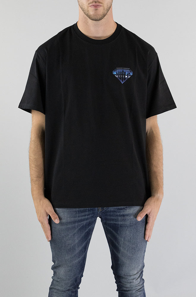 T-Shirt Iuter Black da Uomo METAL LOGO