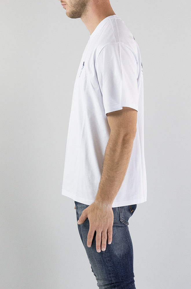 T-Shirt Iuter White da Uomo METAL LOGO