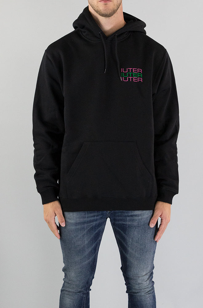 Felpa Iuter Black da Uomo SPINE SKULL
