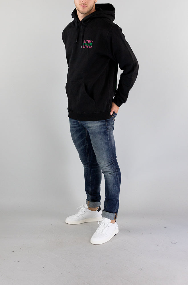Felpa Iuter Black da Uomo SPINE SKULL