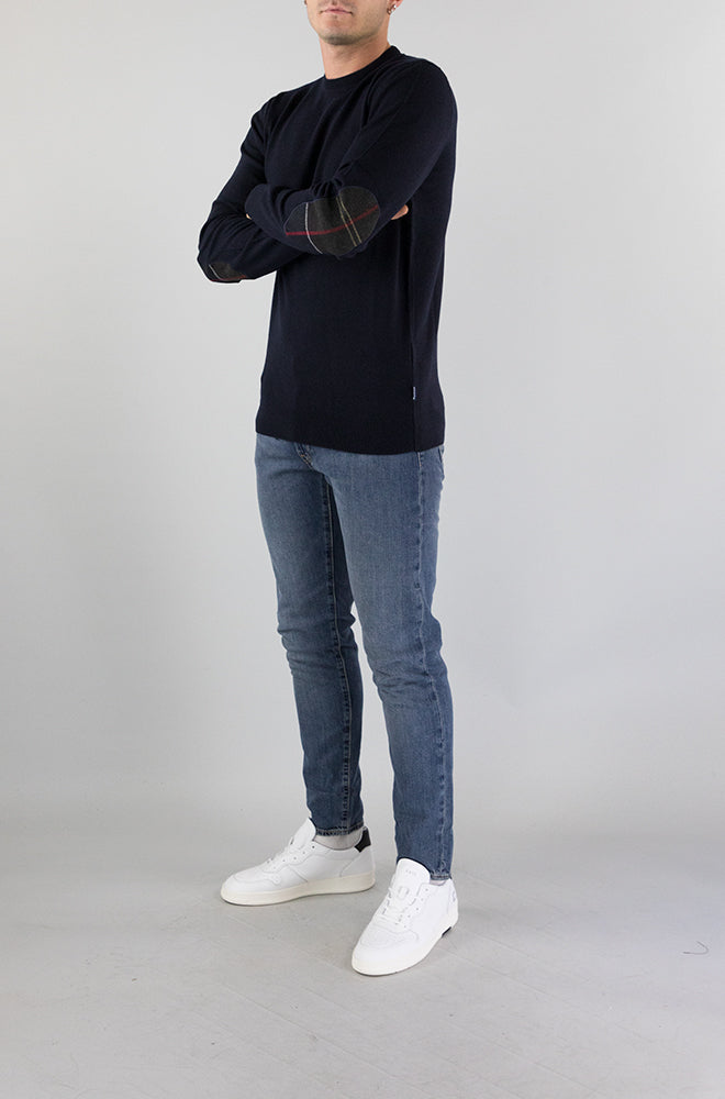 Maglia Barbour Dk Navy da Uomo MKN0867