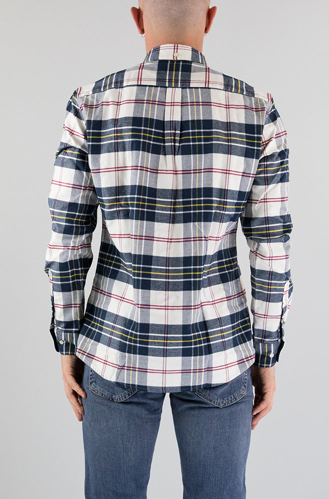 Camicia Barbour Ecru da Uomo MSH5037