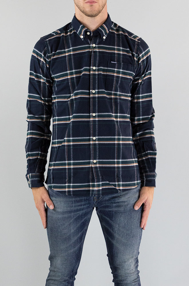 Camicia Barbour Ink Blue da Uomo MSH5037