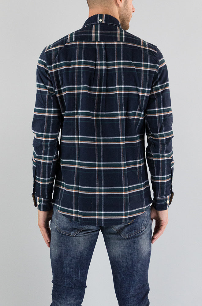 Camicia Barbour Ink Blue da Uomo MSH5037