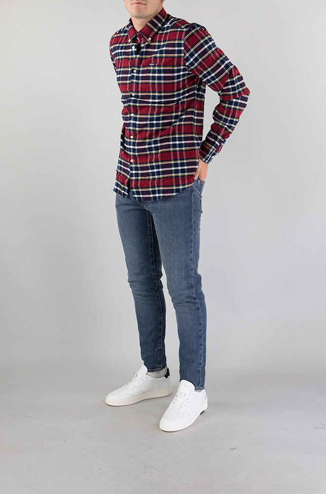 Camicia Barbour Dk Red da Uomo MSH4998