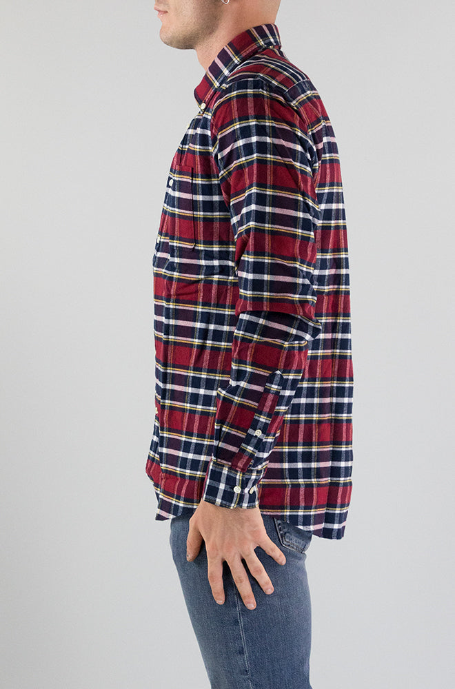 Camicia Barbour Dk Red da Uomo MSH4998