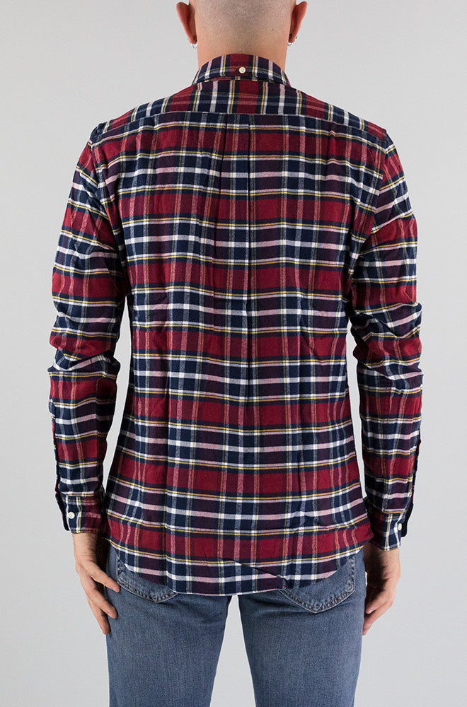 Camicia Barbour Dk Red da Uomo MSH4998