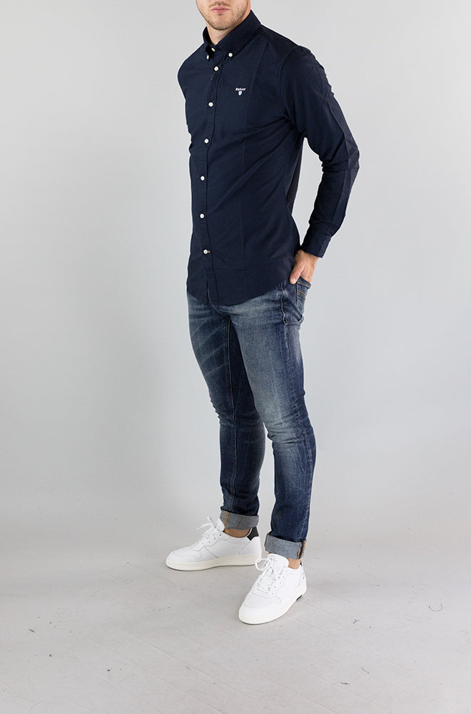 Camicia Barbour Navy da Uomo MSH5301