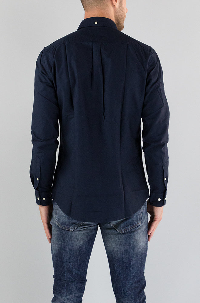 Camicia Barbour Navy da Uomo MSH5301