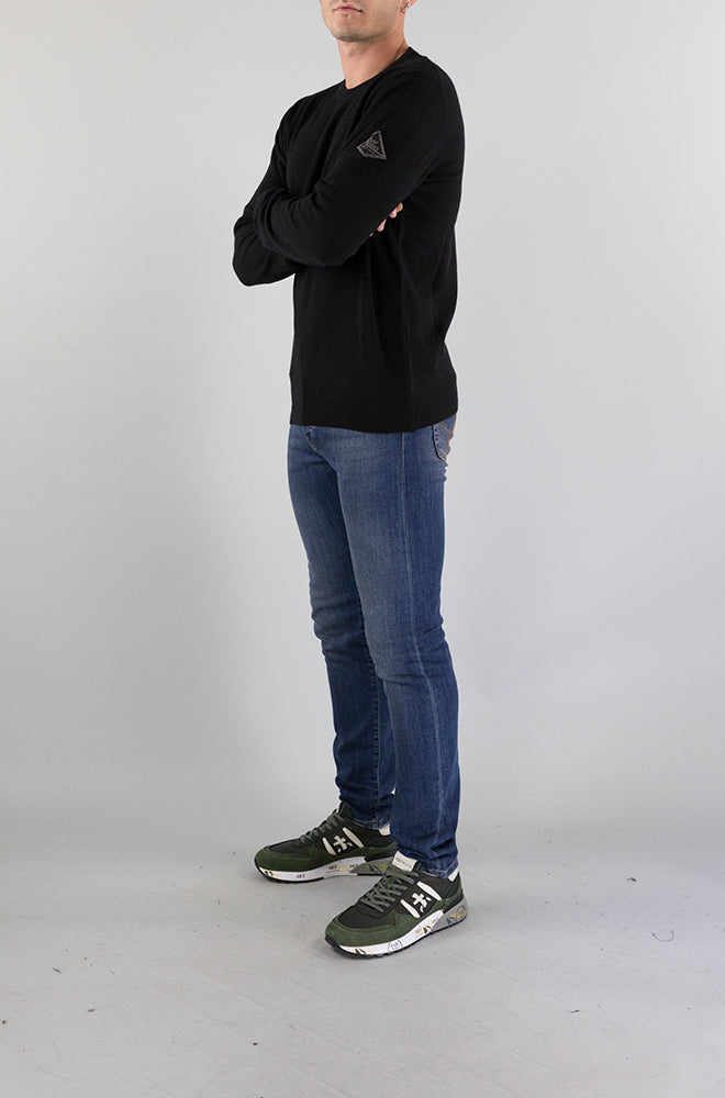 Maglia Roy Roger’S Black da Uomo RRU543