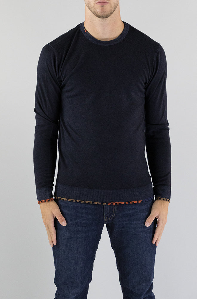 Maglia Bob Buio da Uomo LEITH