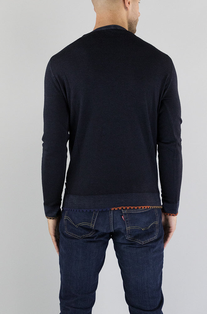 Maglia Bob Buio da Uomo LEITH