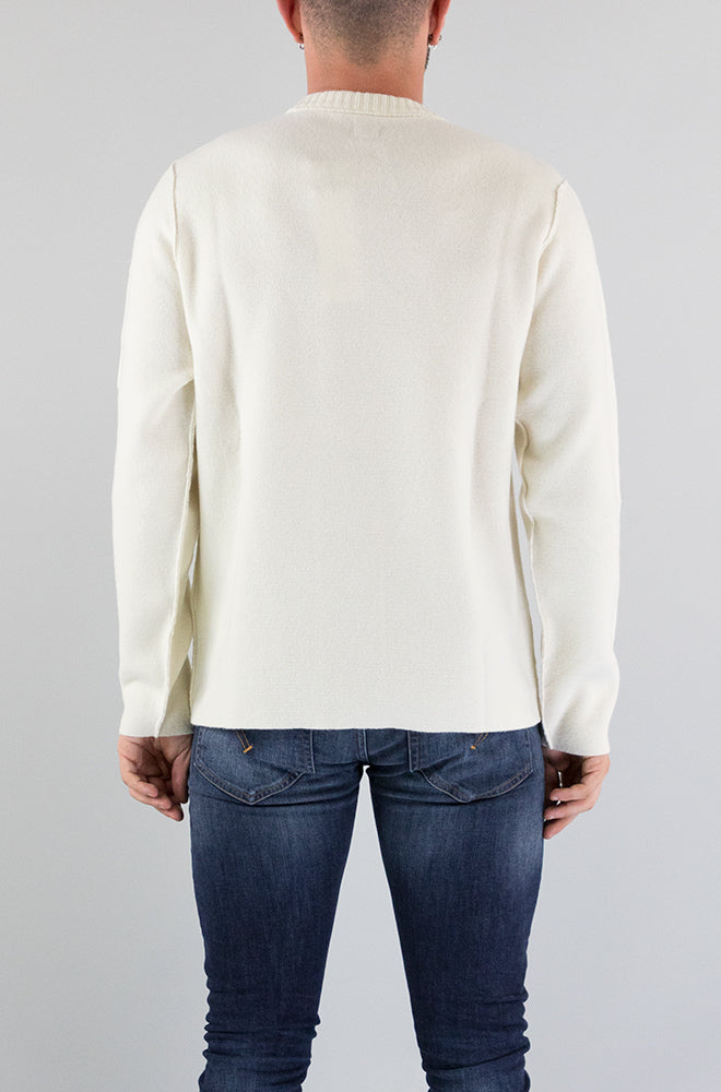 Maglia Cp Company White da Uomo KN093A 005504A