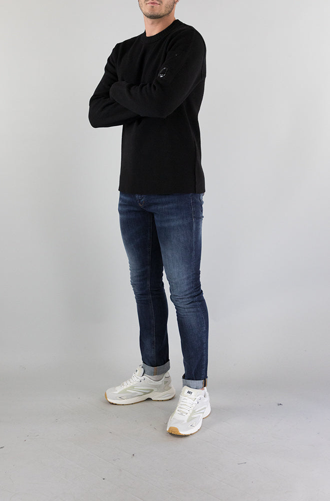 Maglia Cp Company Black da Uomo KN093A 005504A