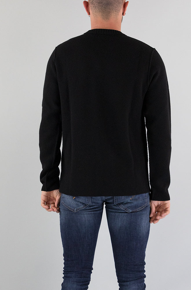 Maglia Cp Company Black da Uomo KN093A 005504A