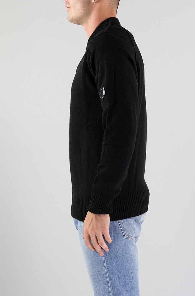 Maglia Cp Company Black da Uomo MKN087A 005504A