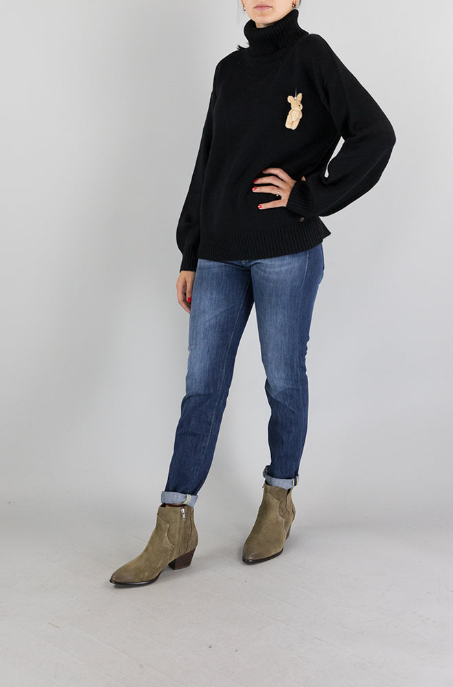 Maglia Ottod’Ame Nero da Donna DK7993