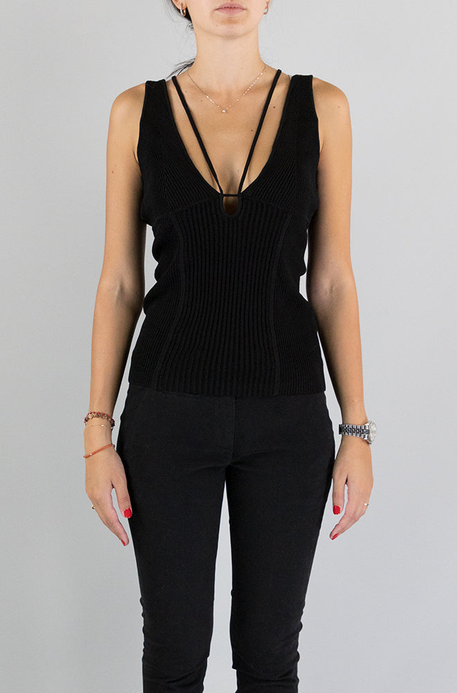 Maglia Patrizia Pepe Nero da Donna 8K0161 K9J5