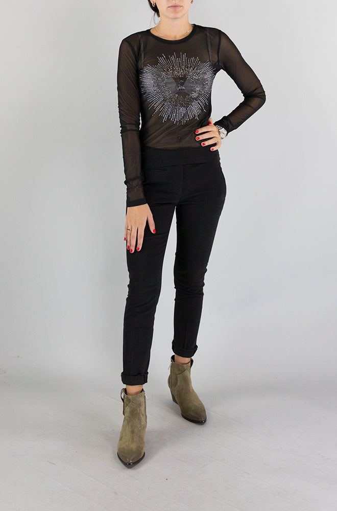 Maglia Patrizia Pepe Nero da Donna 8M1519 J134