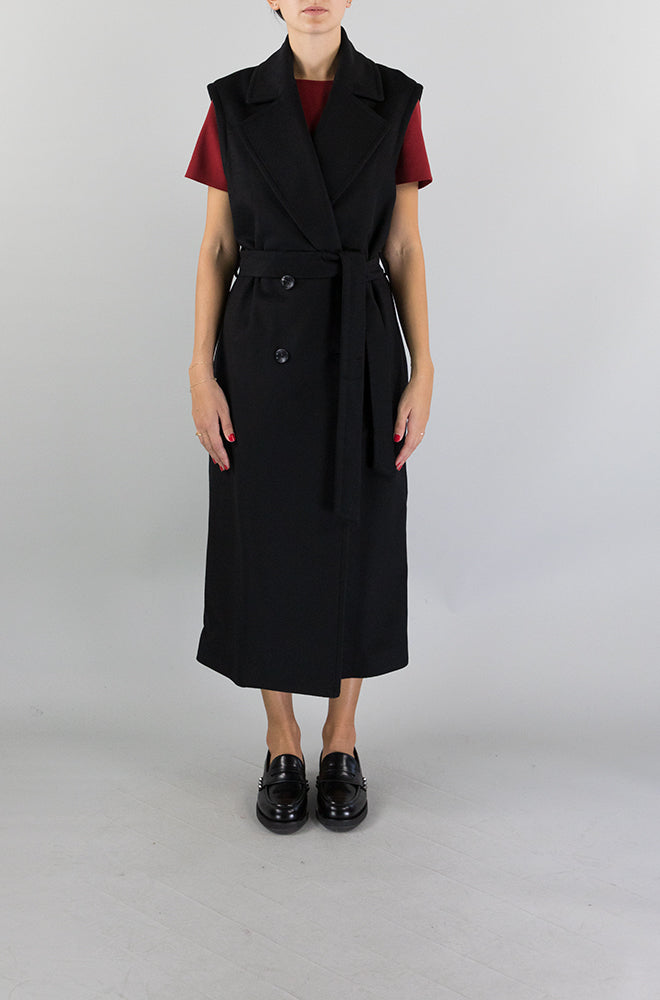 Cappotto Patrizia Pepe Nero da Donna 8O0099 A171