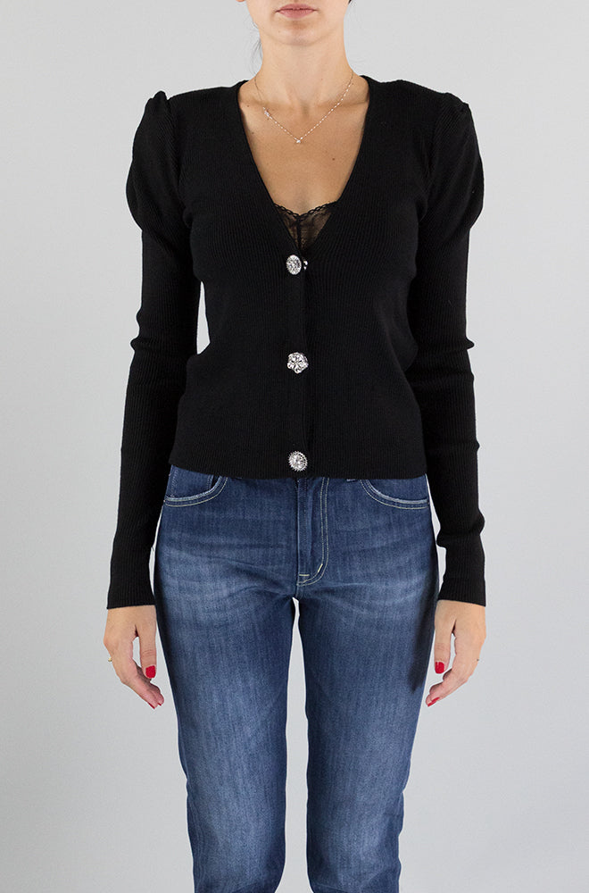 Maglia Liu Jo Nero da Donna CF3025MS49I