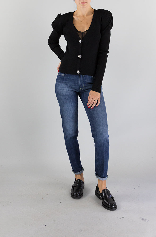 Maglia Liu Jo Nero da Donna CF3025MS49I