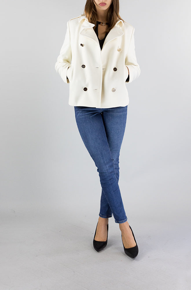Cappotto Liu Jo Star White da Donna CF3038T3578