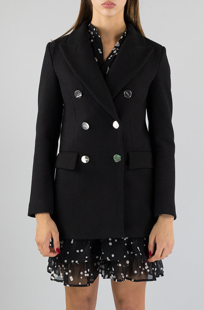 Cappotto Liu Jo Nero da Donna CF3126J6063