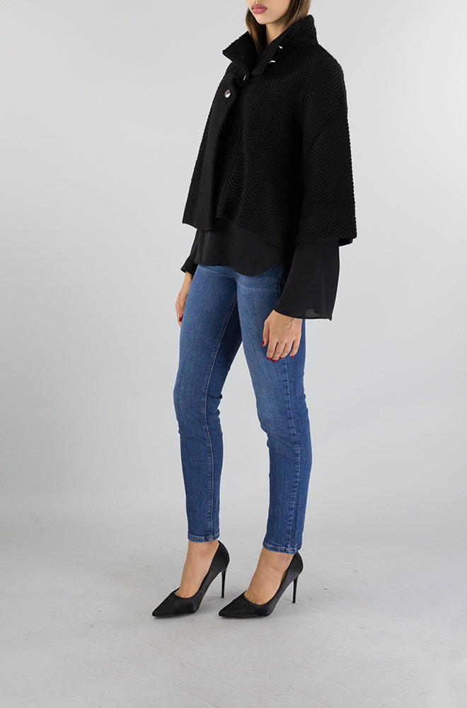 Maglia Liu Jo Nero da Donna CF3174MA21A