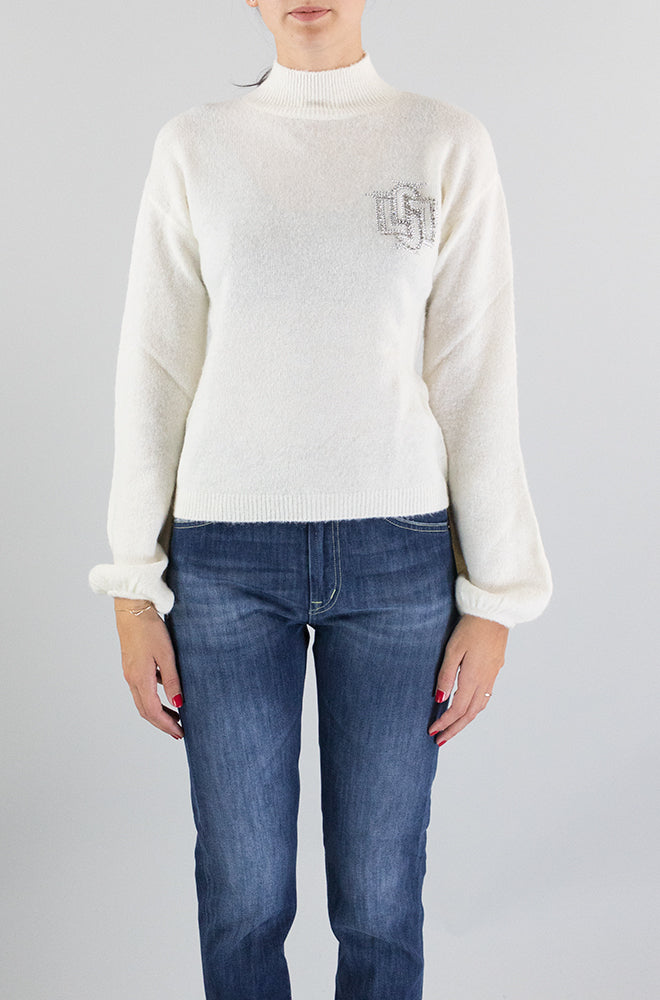 Maglia Liu Jo White da Donna CF3261MA86N