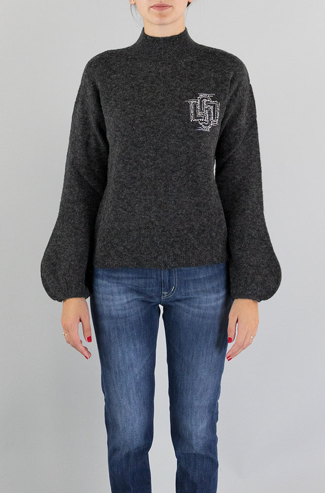 Maglia Liu Jo Nero da Donna CF3261MA86N
