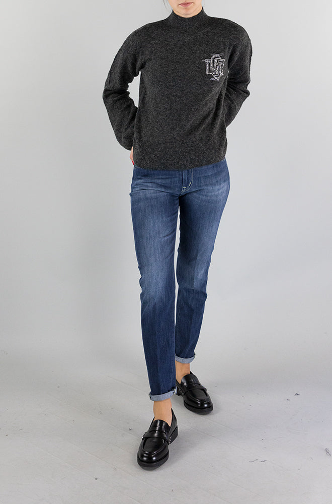 Maglia Liu Jo Nero da Donna CF3261MA86N