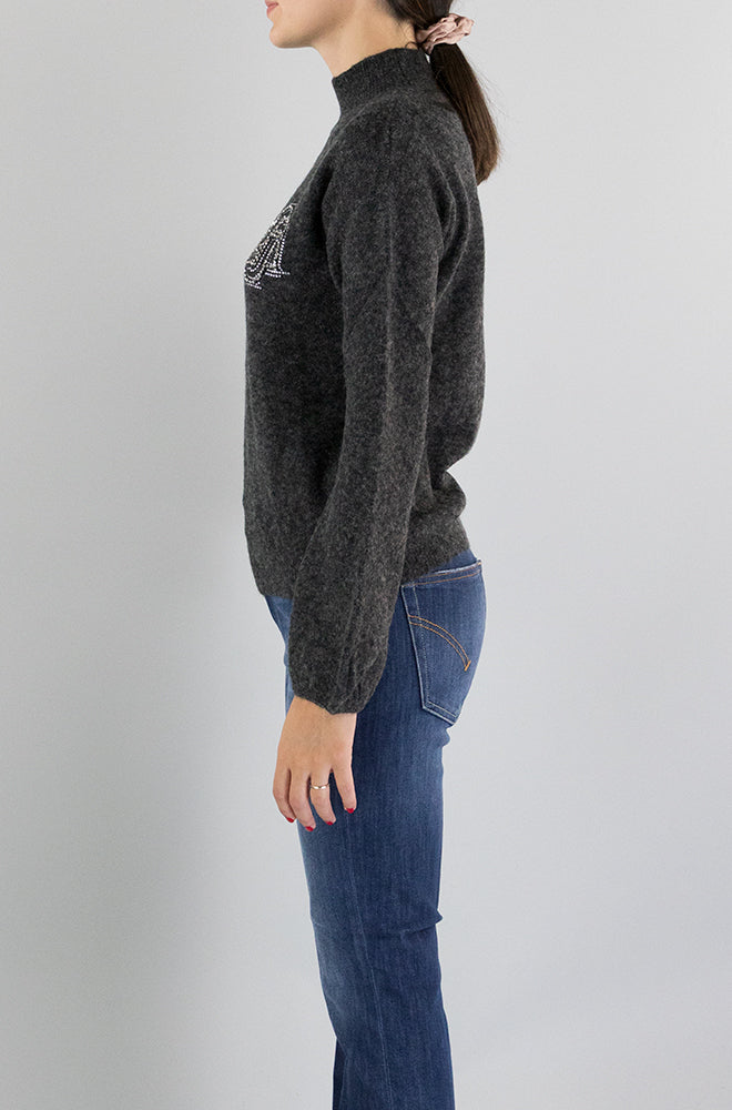 Maglia Liu Jo Nero da Donna CF3261MA86N