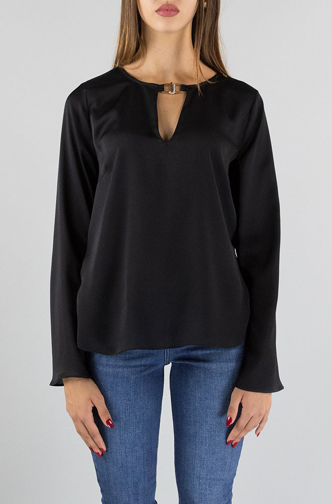 Maglia Liu Jo Nero da Donna CF3309T5593